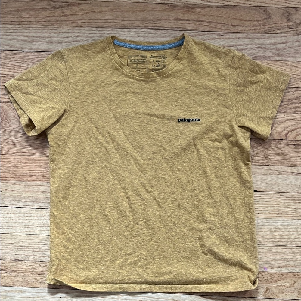 Patagonia Mustard Yellow T-Shirt